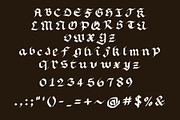 Happily Ever After Medieval Font, a Handwritten Font by Eryn Rose Design (Thumbnail 13 of 18)