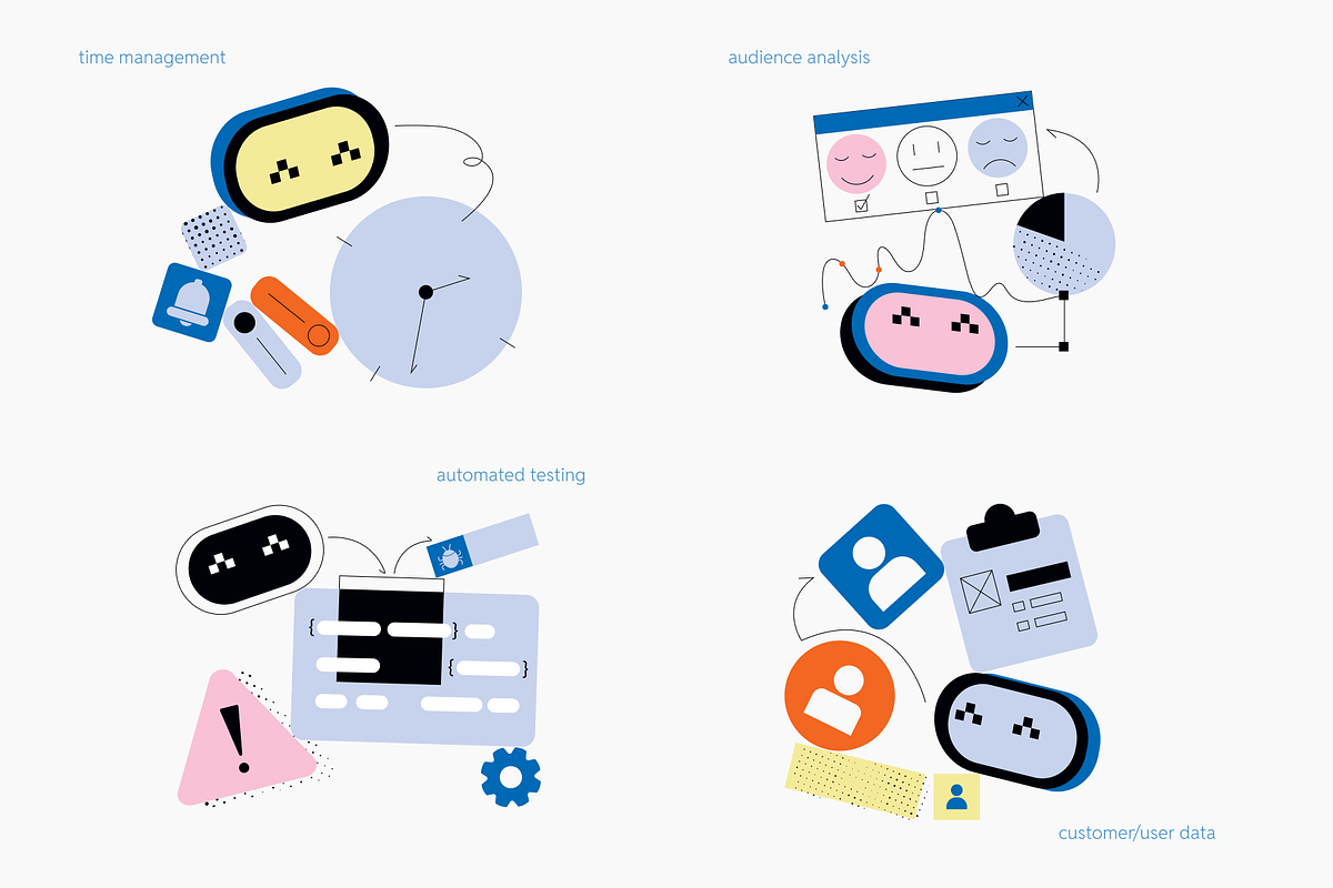 AI Website Illustrations, a Technology Illustration by Somewhat Brilliant (Photo 3 of 6)
