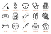 Pet Care Icon Pack, an Outline Icon by Tekuni (Thumbnail 4 of 10)