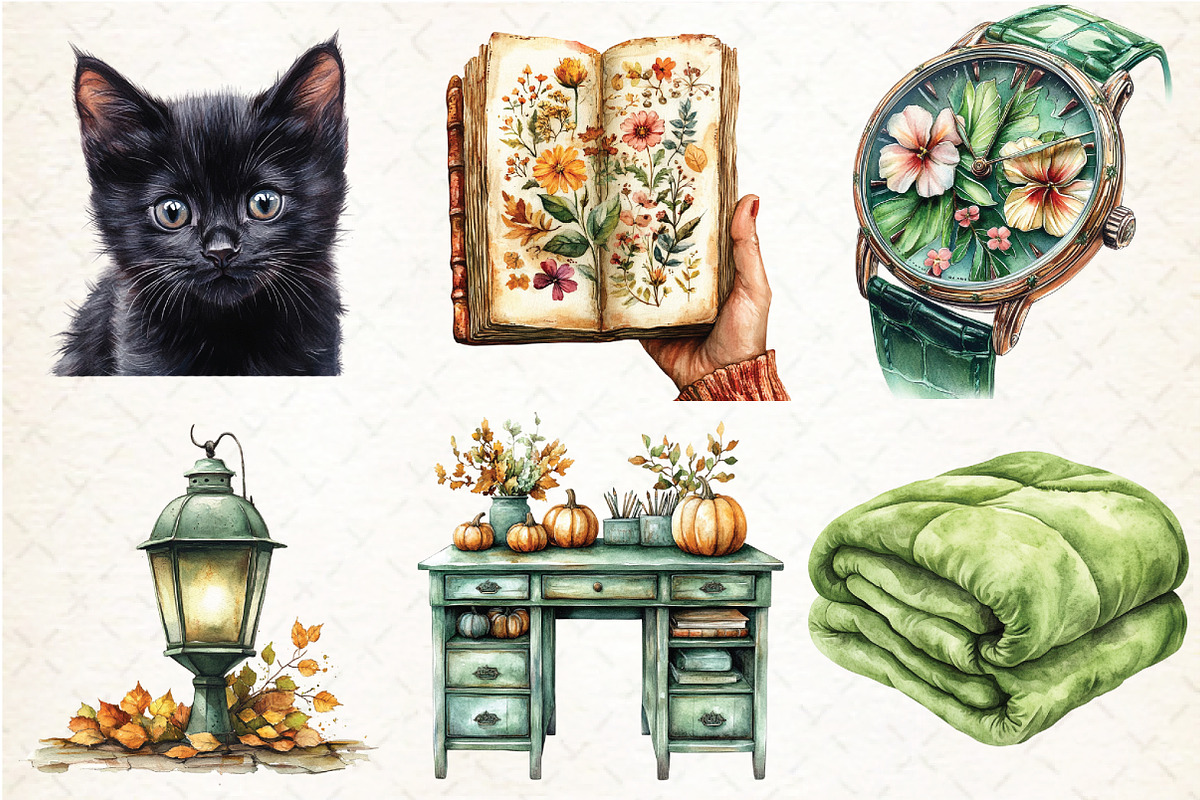 Autumn Sublimation Clipart, an Illustration by Libby Wishes (Photo 2 of 9)