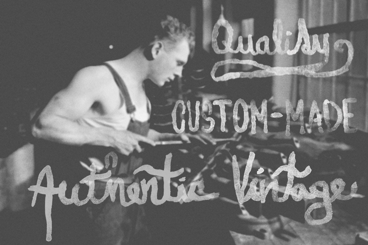 Hand-Made Vintage Lettering Brushes, a Brushes & More by Guerillacraft (Photo 3 of 5)