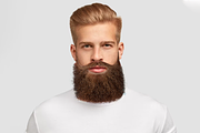 24 Photoshop Beard Moustache Brushes, a Brush Add-On by Velo Graphic Studio (Thumbnail 3 of 6)