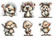 Whimsical Easter Animal Clipart, an Illustration by Daily.Designs (Thumbnail 7 of 8)
