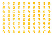 180 Cloud Data Technology Icons, a Solid Icon by Creative Stall (Thumbnail 3 of 5)