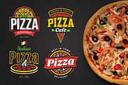 Pizza Logo Templates, a Branding & Logo Template by Vecster (Thumbnail 3 of 10)