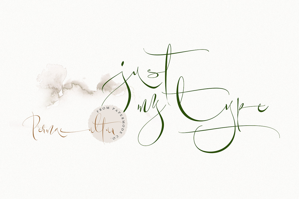 Permacultur, a Script Font by Papermode Co. (Photo 8 of 16)