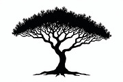 20 Black Tree Silhouettes Bundle, an Illustration by Gaye Art (Thumbnail 4 of 21)