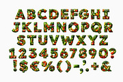 Vegetables Font, a Sans Serif Font by Handmadefont (Thumbnail 2 of 16)