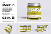 Jar Mockup Bundle Set, a Packaging Mockup by Rielismee (Thumbnail 1 of 5)