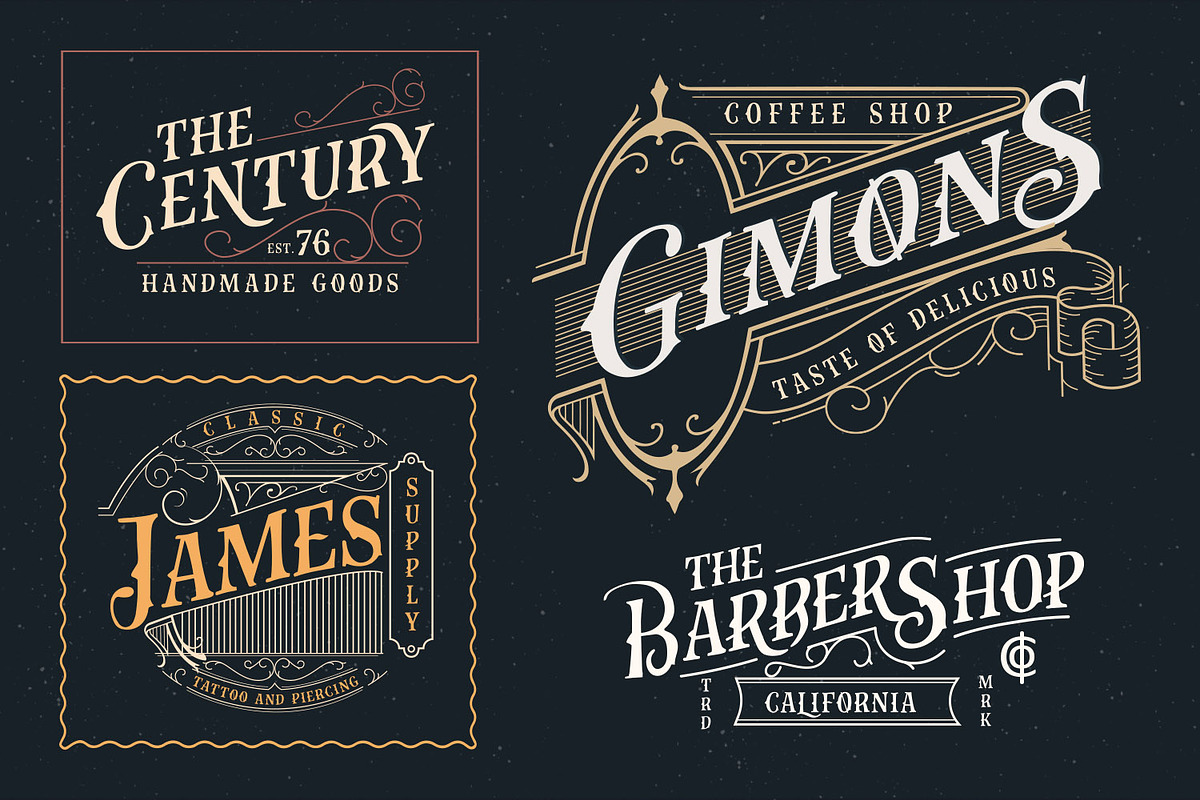 Vintage Font Bundle Super Sale preview 2