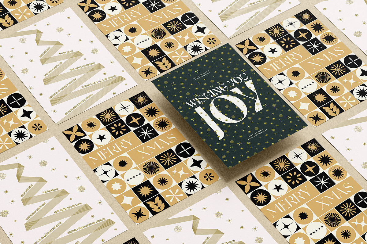 Holiday Bundle - Fonts, Cards & More, a Design Template by SilverStag Type Foundry (Photo 17 of 27)