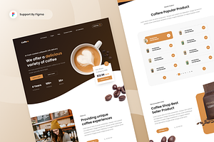 Coffere - Coffee Shop Landing Page