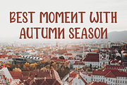 Autumn Orange, a Handwritten Font by QR Design Studio (Thumbnail 5 of 9)