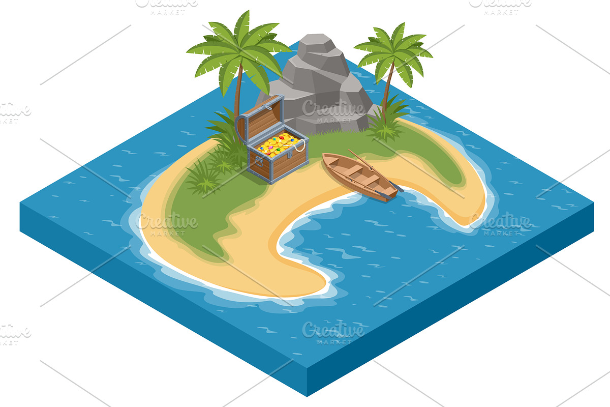 An Isometric scene showing a, an Object Illustration by Golden Sikorka
