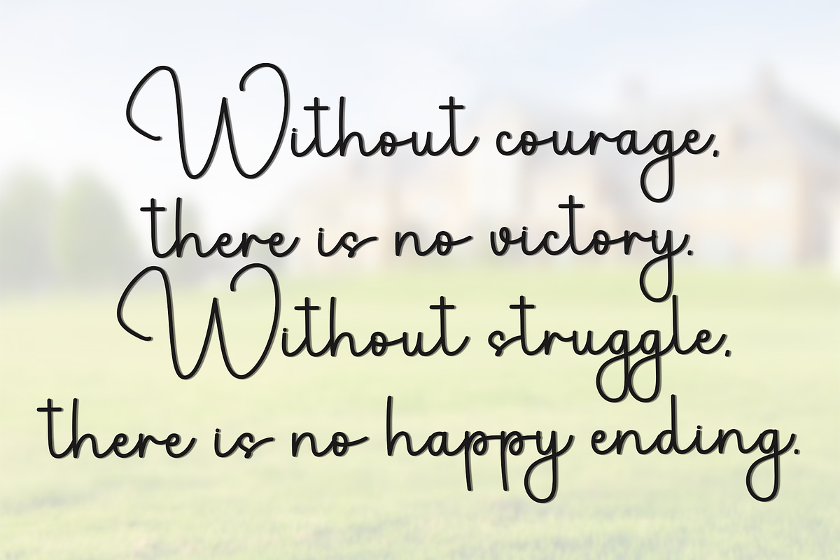 Woman Friend, a Handwritten Font by FreshTypeINK (Photo 4 of 8)