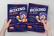 Kick Boxing Class Flyer, a Flyer Template by Annora Studio (Thumbnail 4 of 5)