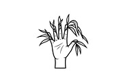 Hand Plant Growth Bundle, an Illustration by yasushie (Thumbnail 7 of 31)