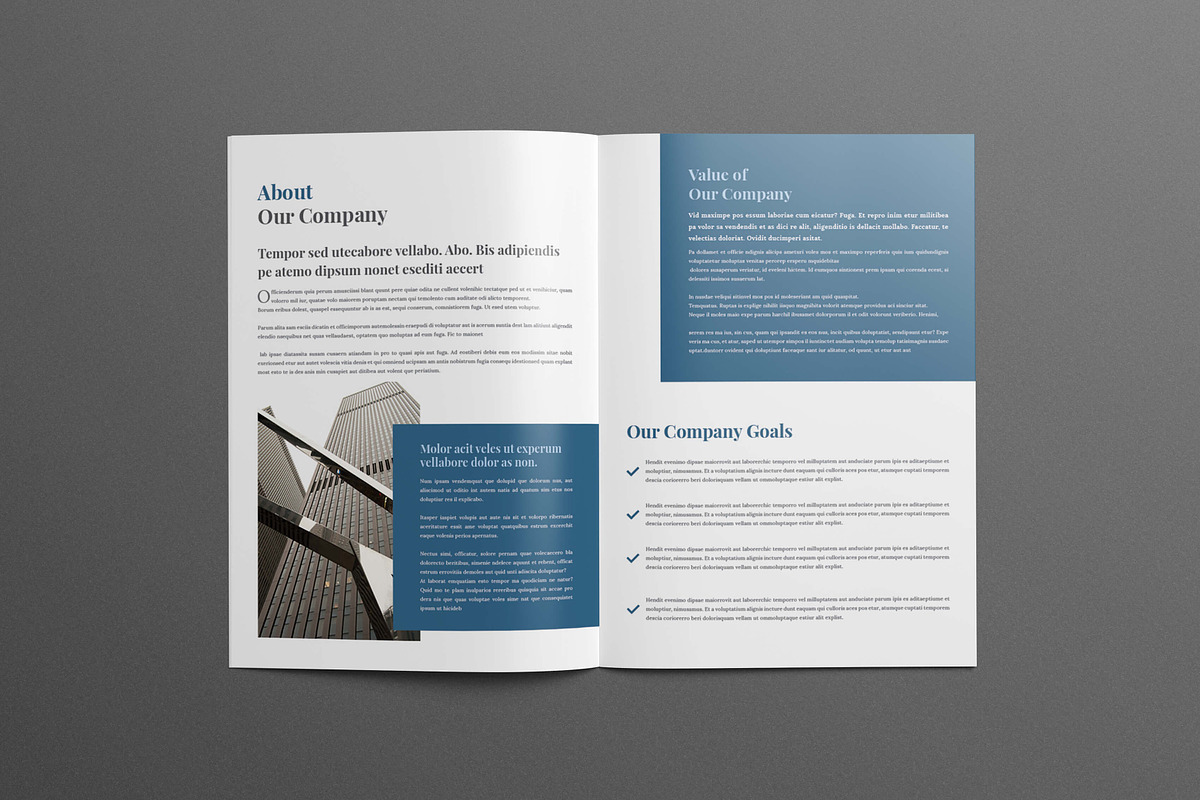 Company Profile Business Brochure, a Brochure Template by Divergent Studio (Photo 3 of 7)