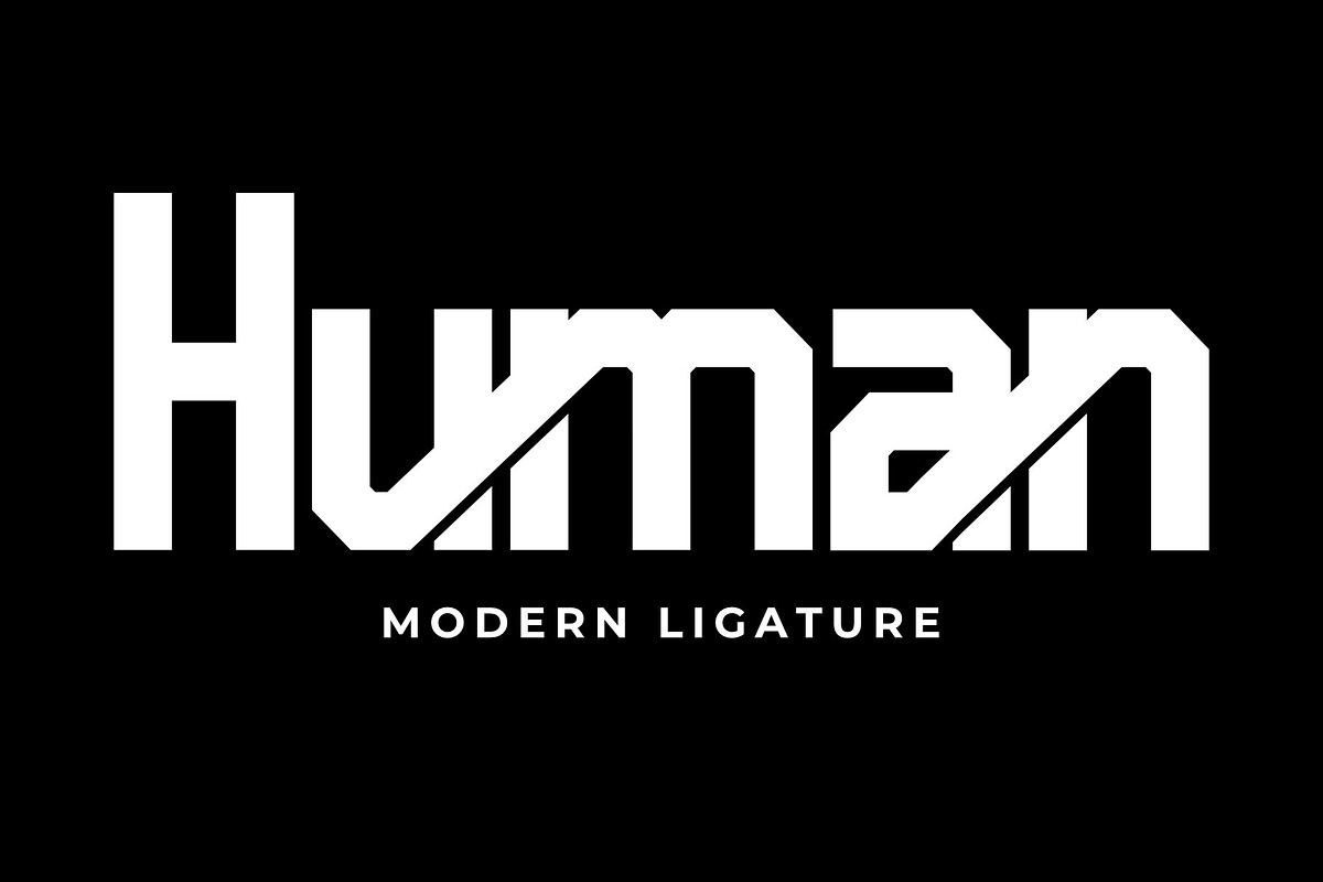 Sans Serif Fonts Bold Pro Human, a Sans Serif Font by Andika Fez (Photo 1 of 13)