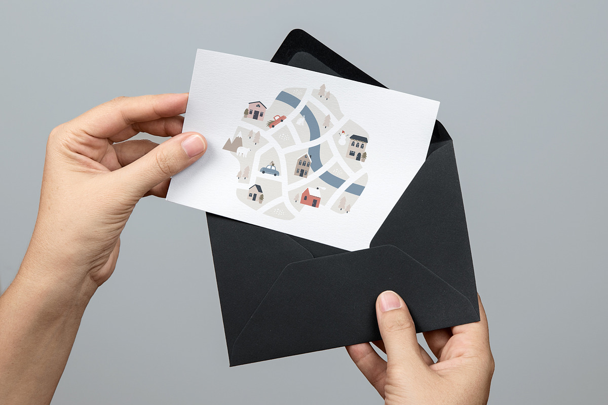 Modern Christmas Cards & Map Creator, an Object Graphic by MaNechaeva (Photo 14 of 14)