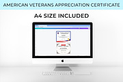 American Service Certificate Canva, a Card Template by Snapybiz (Thumbnail 9 of 11)