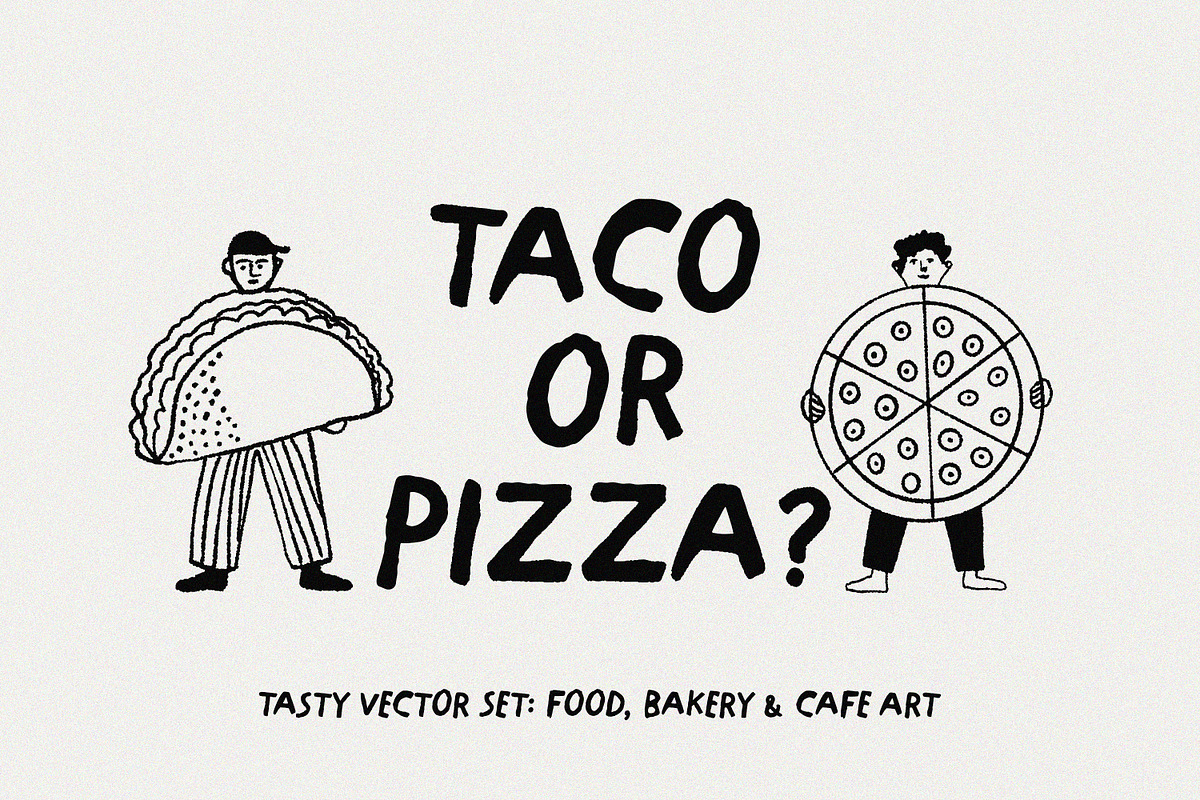 YUMMY FOOD BUNDLE Vol.1: Hand-Drawn, a Food Illustration by MaxArt Foundry (Photo 4 of 9)