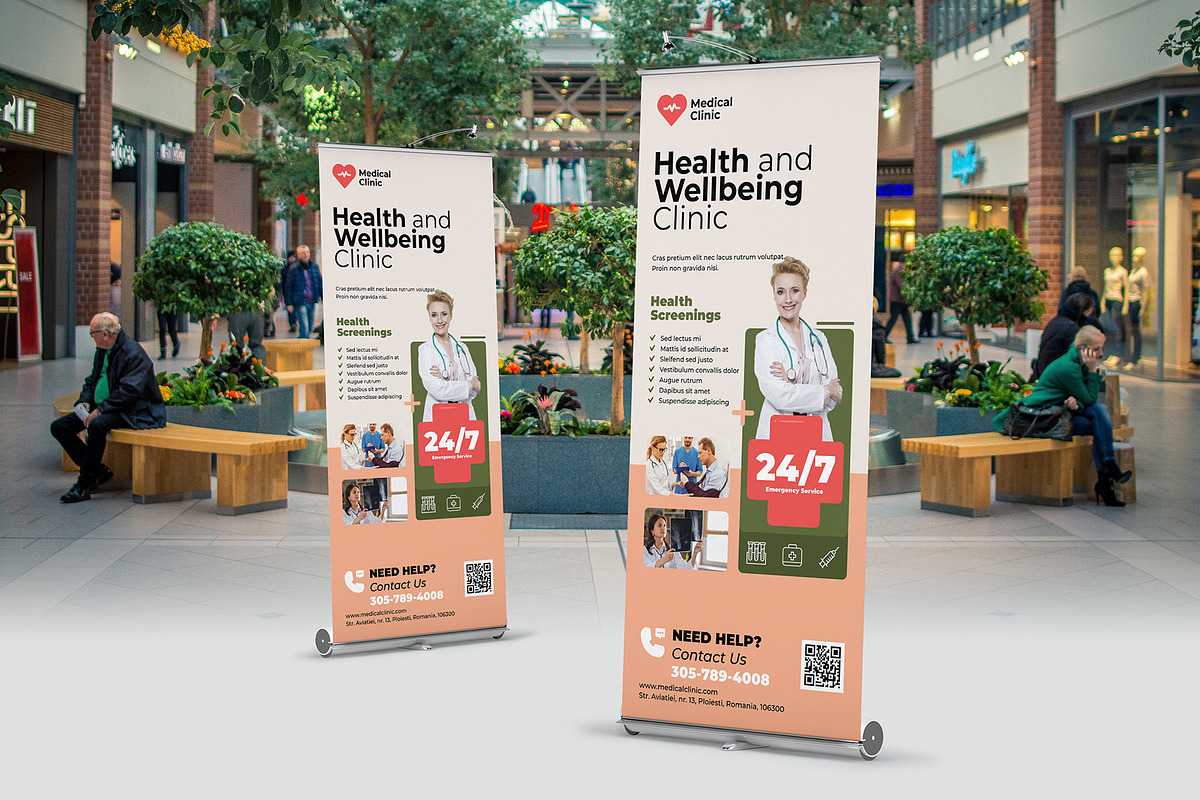 Healthcare Roll-Up Banner, a Flyer Template by floringheorghe (Photo 4 of 4)