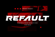 Refault, a Sans Serif Font by Typia Nesia (Thumbnail 2 of 10)