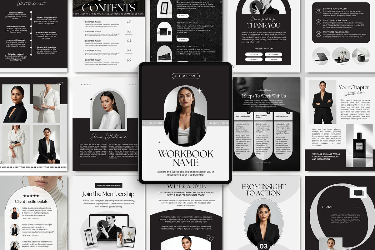 Coach Social Media Branding Bundle, a Social Media Template by DigiPax (Photo 8 of 15)