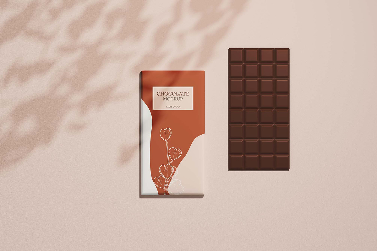 Chocolate Mockup Set, a Packaging Mockup by Mockup Line (Photo 8 of 13)