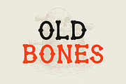 Old Bones - Hand-Drawn Display Font, a Serif Font by pixelbuddha.net (Thumbnail 4 of 4)