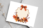 Coquette Fall Autumn Halloween Frame, an Illustration by Canvas Craft (Thumbnail 5 of 7)