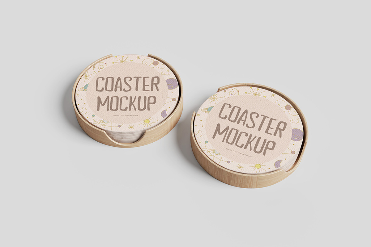 Coaster Mockup, a Product Mockup by MrLetters (Photo 5 of 5)