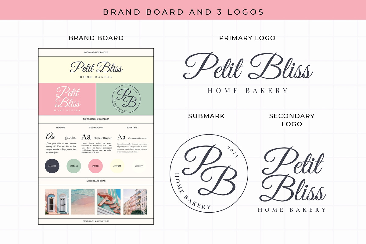 Pastel Branding Kit Canva Template, a Branding & Logo Template by Anna Design Studio (Photo 3 of 9)