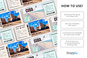 Printable Cuba Boarding Template, a Card Template by Snapybiz (Thumbnail 8 of 9)