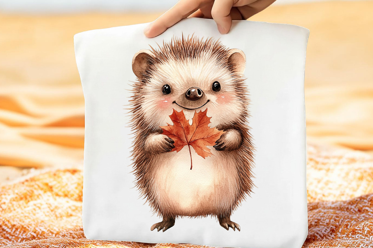 Watercolor Woodland Autumn Clipart, a Seasonal Illustration by Rose Art (Photo 9 of 9)