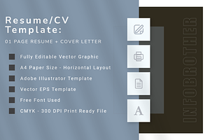 Infographic Resume Template - CV