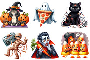 Funny Halloween Clipart, an Illustration by Pixels.Craft (Thumbnail 7 of 9)