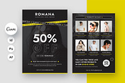 Fashion Black Friday Flyer Template, a Flyer Template by artbart (Thumbnail 1 of 9)