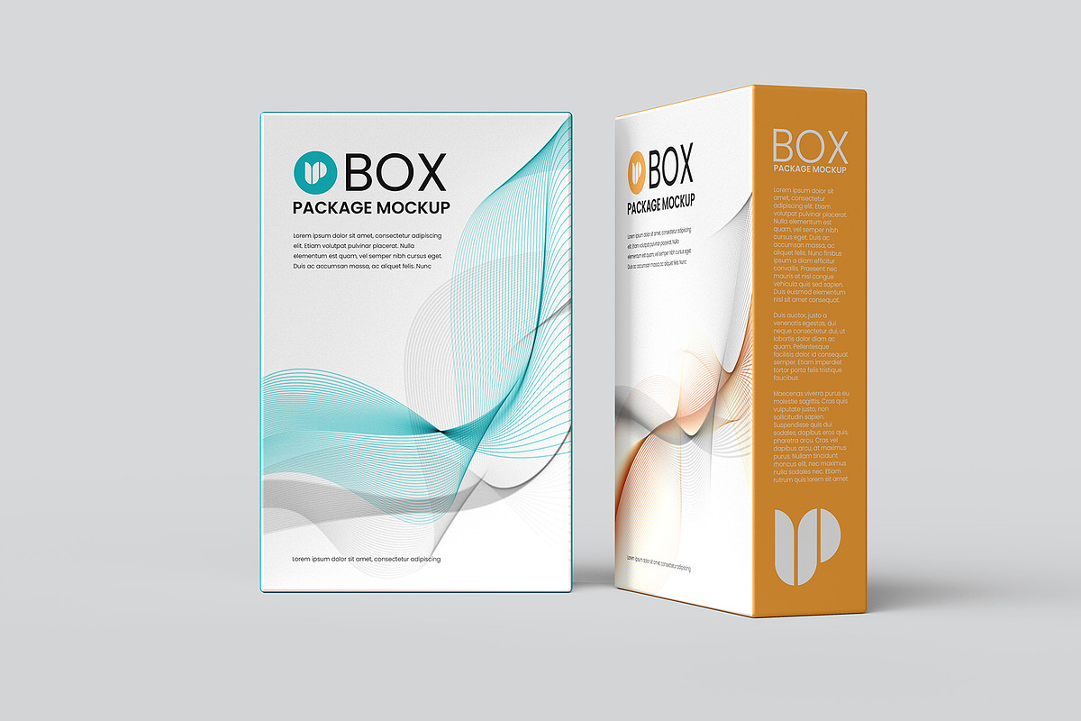 Box Package Mockup - 12 views, a Packaging Mockup by Illusiongraphic (Photo 3 of 29)