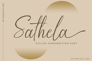 Sathela - Handwritten Font