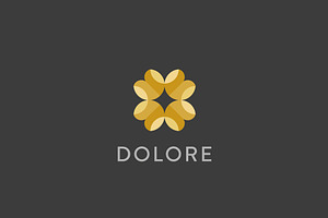 Luxury Flower Vector Logotype