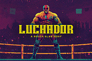 Luchador Typeface, a Slab Serif Font by Tugcu Design Co. (Thumbnail 1 of 3)