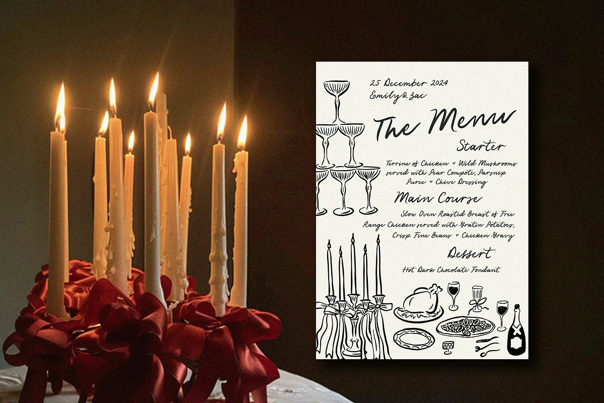 Hand Drawn Whimsical Christmas | SVG, a Seasonal Illustration by Calamar Studio (Photo 9 of 25)