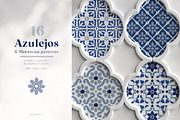 Azulejos & Moroccan patterns, a Pattern Graphic by Tabita's shop (Thumbnail 1 of 8)
