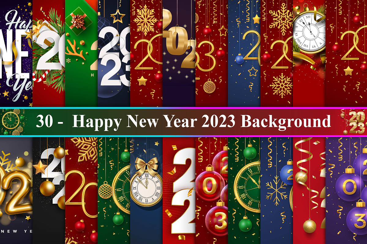 Happy new year 2023 background, a Background Graphic by Digital Studio (Photo 1 of 7)