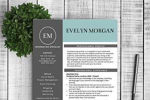 Resume & Cover Letter - Evelyn 