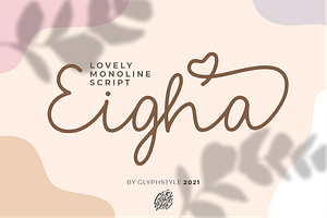 Eigha Lovely Script