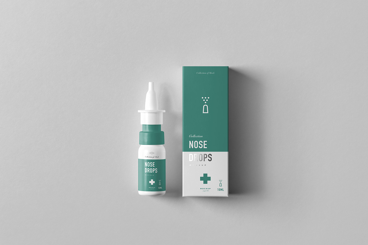 Nose Drops Mock-up, a Cups & Container Mockup by Yogurt86 (Photo 10 of 11)