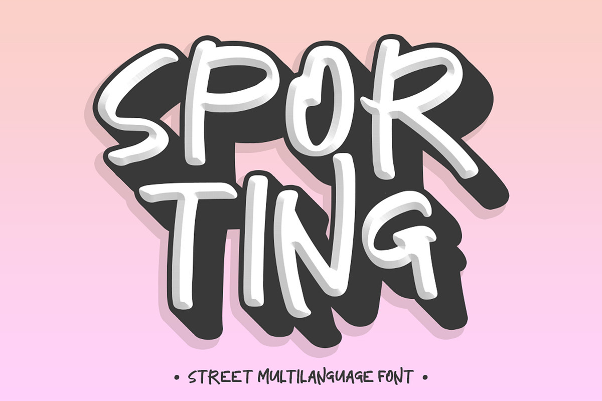 Sporting, a Script Font by Alexander Tiunov (Photo 8 of 8)
